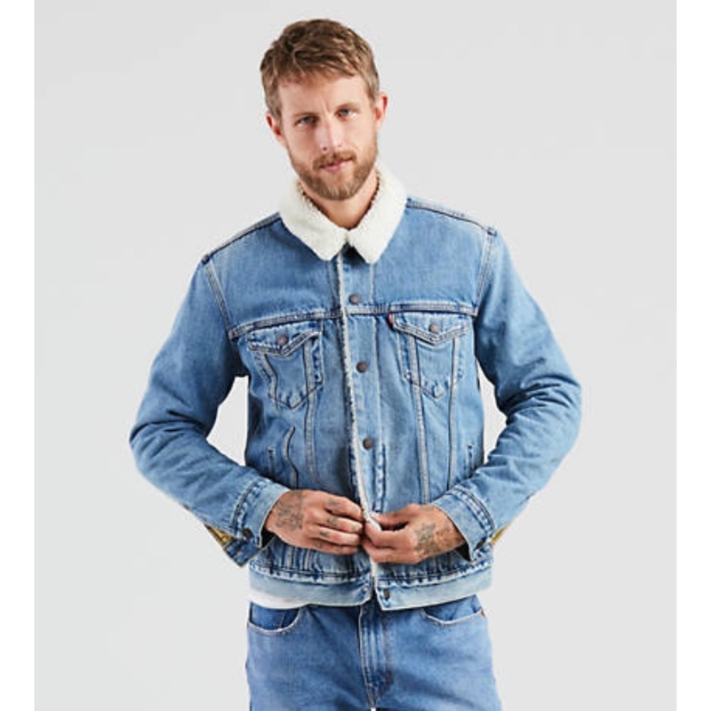Levi’s Denim Sherpa Jacket